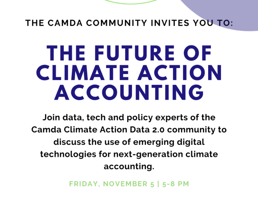 You’re Invited: The Future of Climate Accounting at COP26