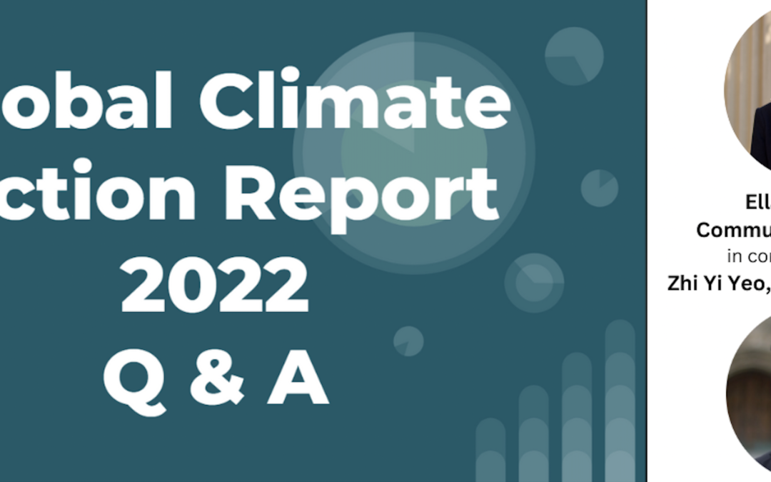 2022 Global Climate Action Report: Key Takeaways