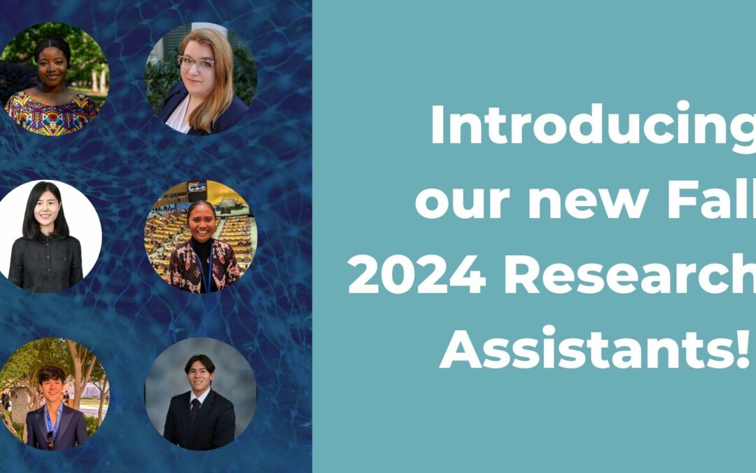 Introducing our new Fall 2024 Research Assistants!