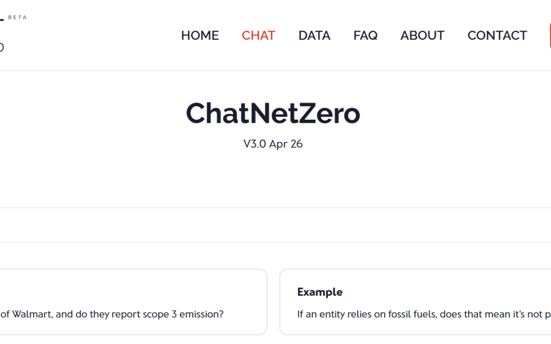Press Release: ChatNetZero Sets Benchmark for AI Energy Transparency and Climate Data Accuracy
